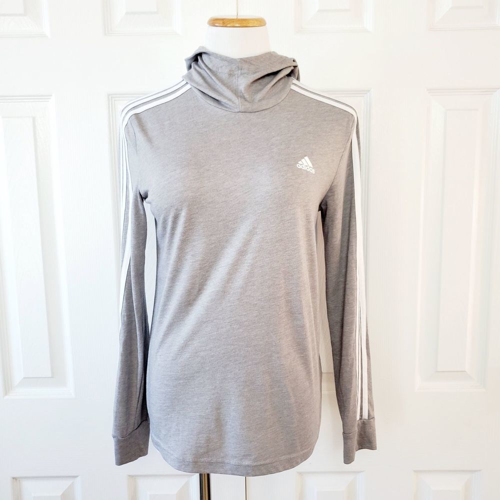 Adidas High Neck Long Sleeve Hoodie